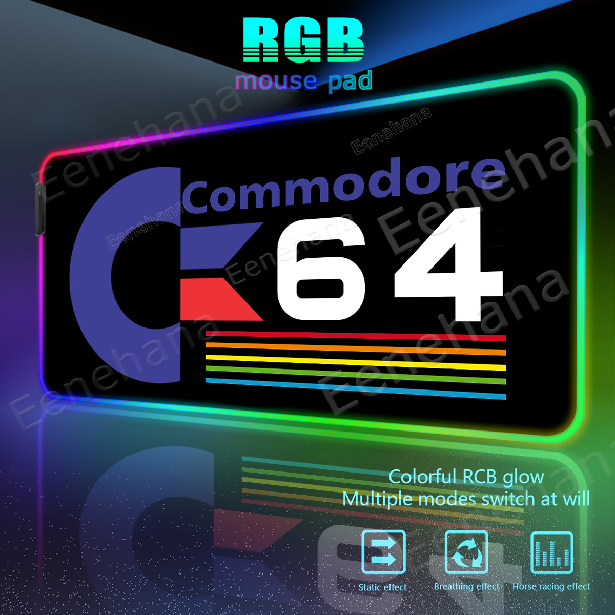 Es5 Esports Rgb Gaming Mouse - Большой коврик для мыши RGB Commodore