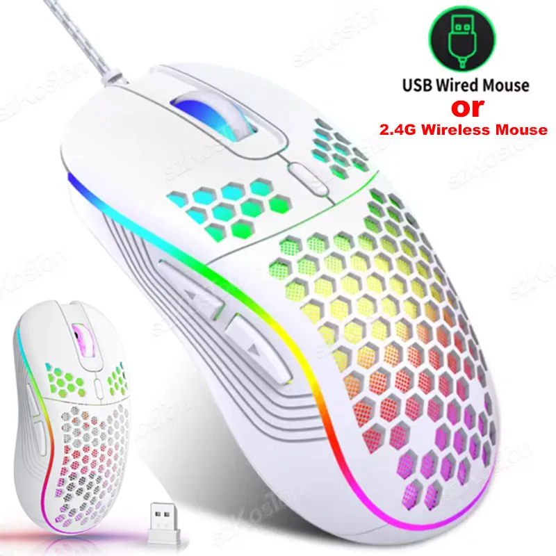 Es5 Esports Rgb Gaming Mouse - Проводная игровая мышь Honeycomb с RGB-подсветкой,
