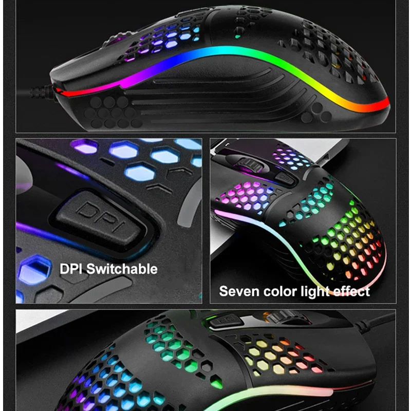 Проводная игровая мышь Honeyco – обзор и цена Es5 Esports Rgb Gaming Mouse