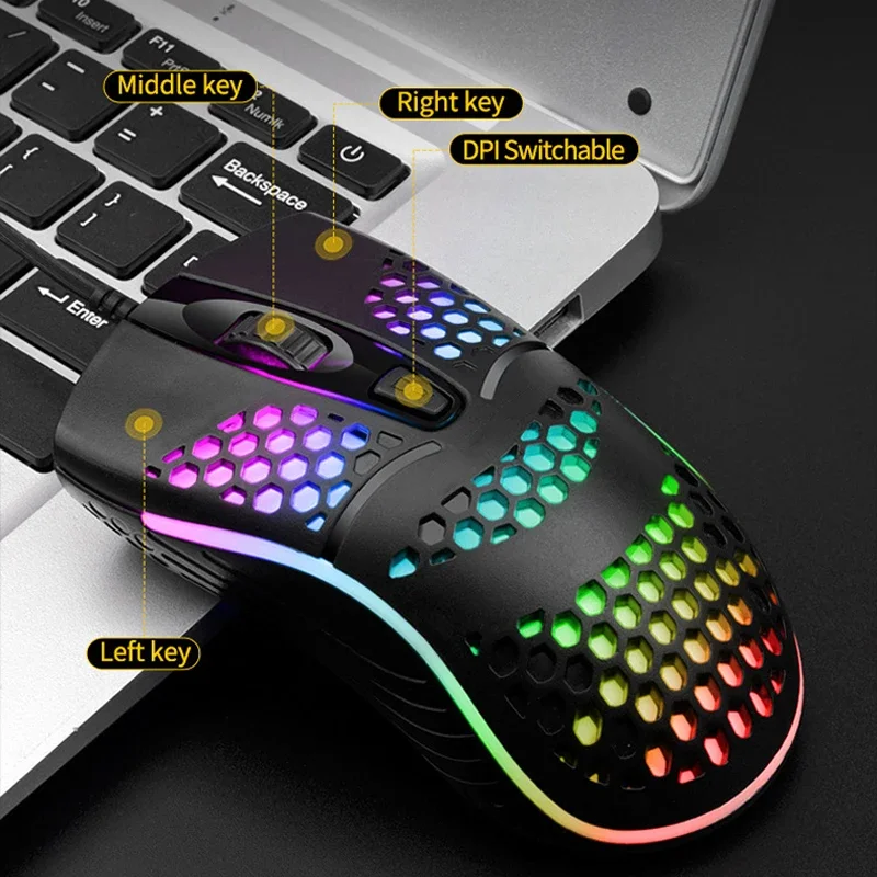 Проводная игровая мышь Honeyco – обзор и цена Es5 Esports Rgb Gaming Mouse