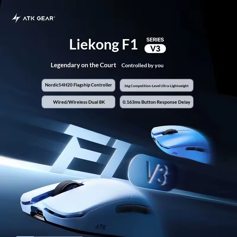 Беспроводная мышь ATK F1 V2/V3 – обзор и цена Esports Gaming Pc